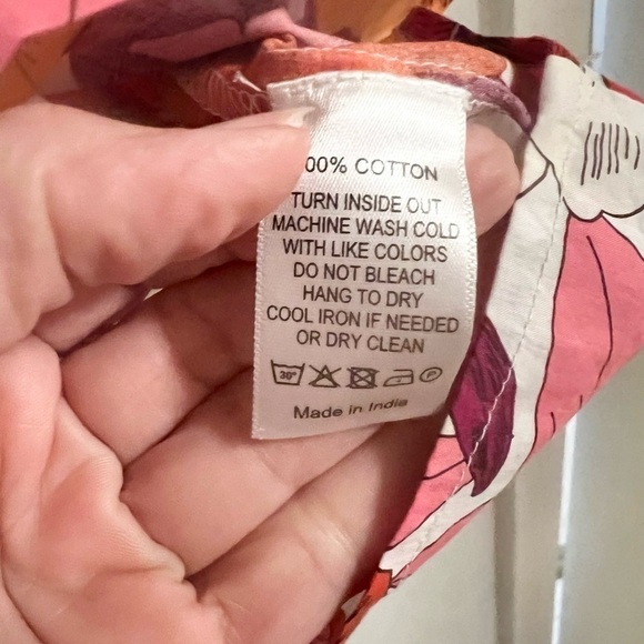 NWT Tuckernuck Sur La Vague Poppy crop Top cotton size S - Picture 5 of 7